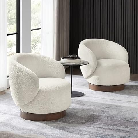 KISLOT Swivel Accent Chair Set Cover