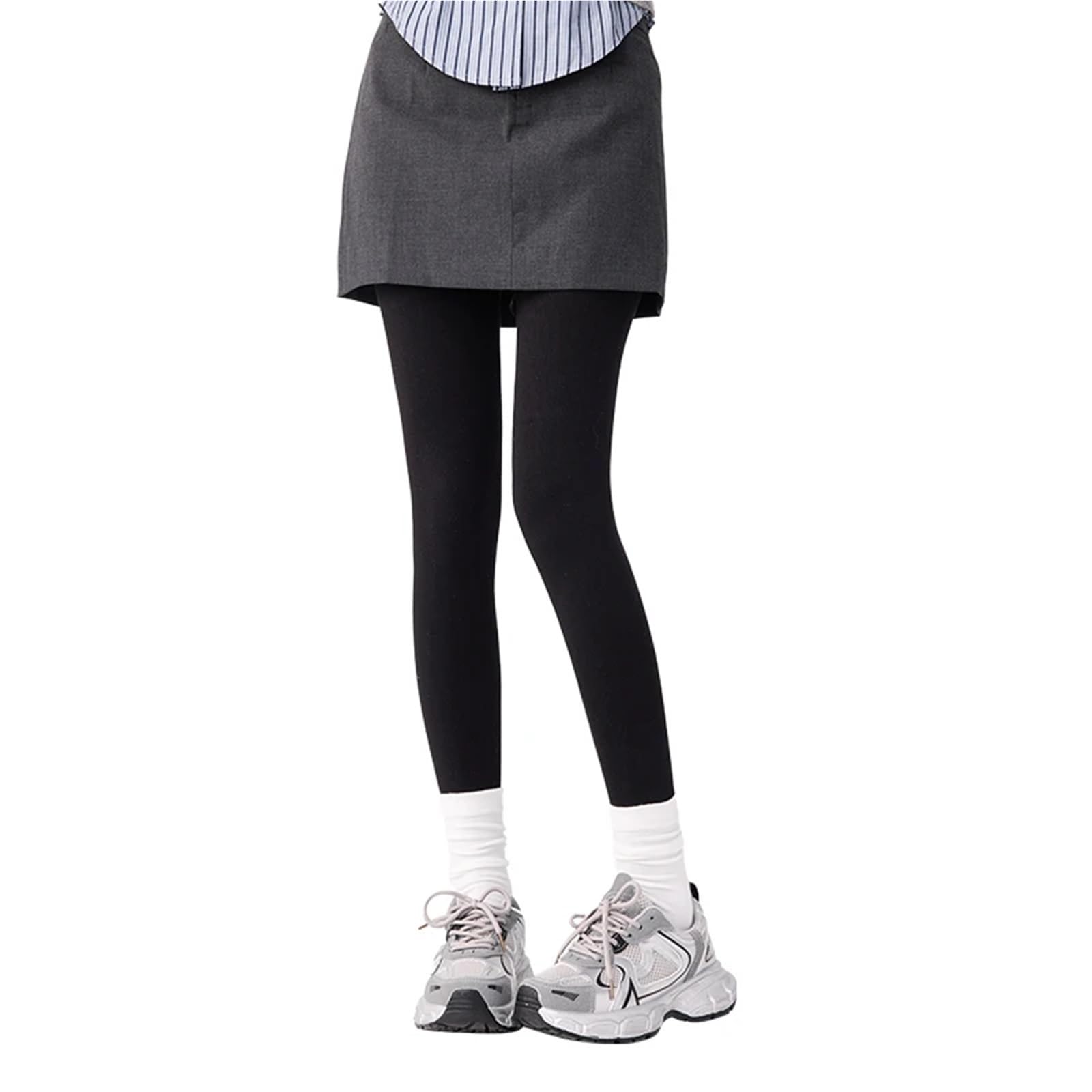 Enge Hohe Strümpfe 1 Paar Damen Gestrickte Strumpfhosen Elastische Strumpfhose Hohe Taille Streetwear Strumpfhosen Strumpfhosen