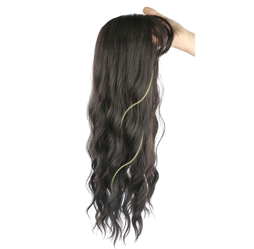 Clips pour cheveux synthétiques ondulés et longs volumisants