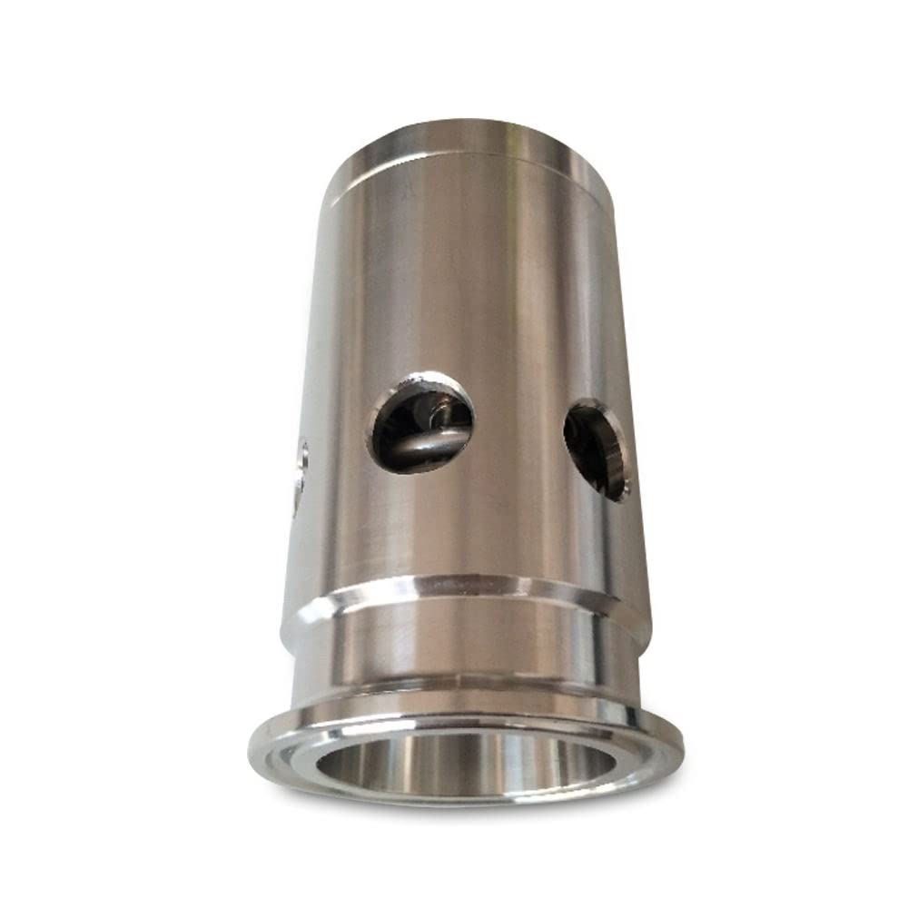 Válvula de seguridad de alivio de vacío de acero inoxidable, trituradora de sujeción de 1,5 pulgadas Tri Clamp Breaker tanque de fermentación 2 bar válvula reductora de presión para cerveza bebidas