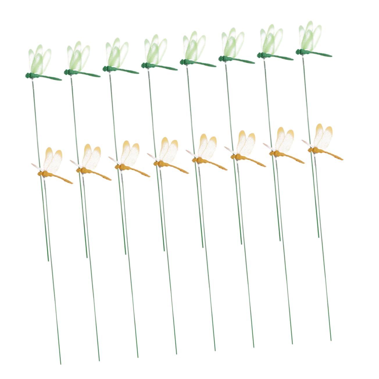 Yardwe 96stücke Dekorative Libellen Gartenstecker Realistische Gartenornamente Für Innen Und Außenbereich Bunte Deko Für Terrasse Und Blumenbeete Langlebige Materialien
