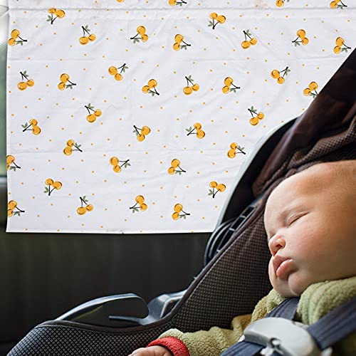 BORDSTRACT Car Sun Shades Curtain, Cute Flower Sun Visor Shield Window Cover, Front Sunshades Car Window Blinds Suitable for Baby Kids Pets(Style 9)