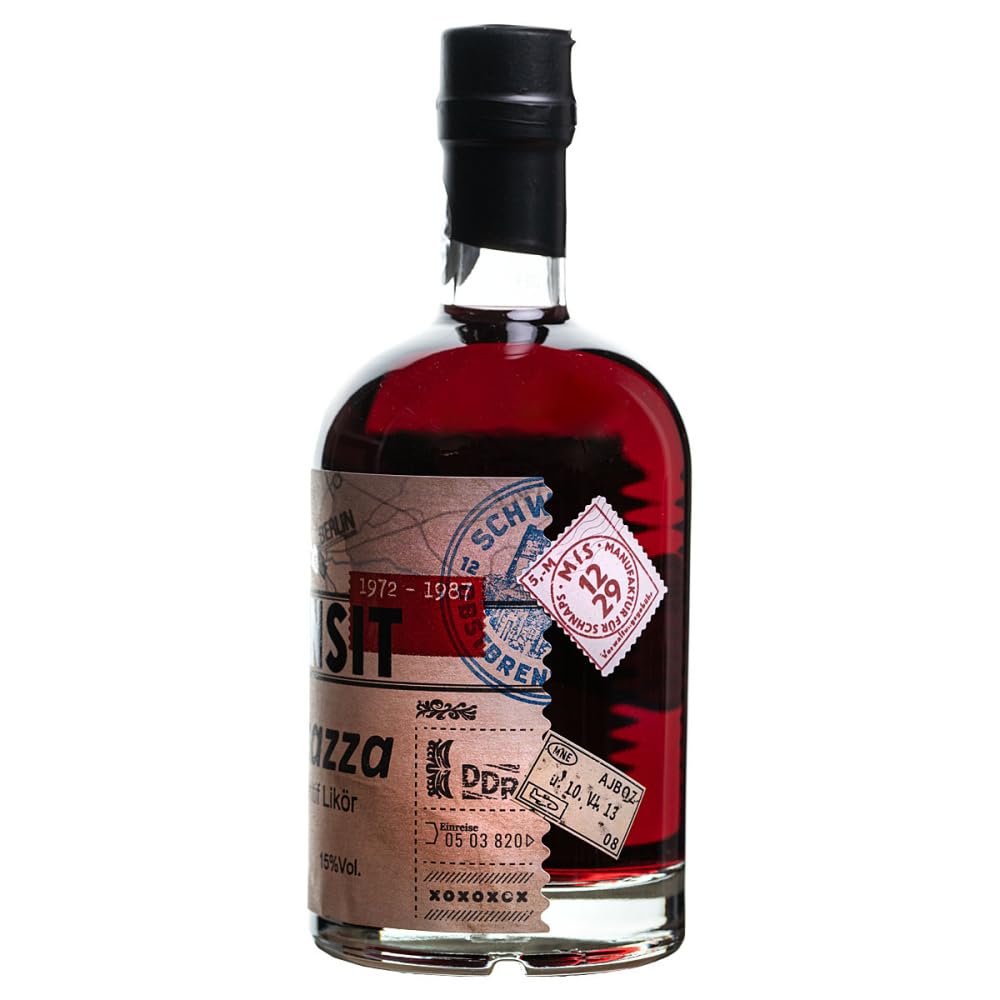 Granatapfel Likör "Granatazza" Aperitif 6x0.5l (15% Vol) No. 5540 - RATION | Granatapfellikör | 6 Flaschen a 500ml | F5-Transit | Schwechower Brennerei (1229)