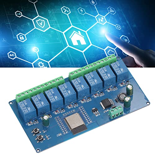 Módulo de relé de 8 canales con placa de desarrollo WiFi y BLE programable 7