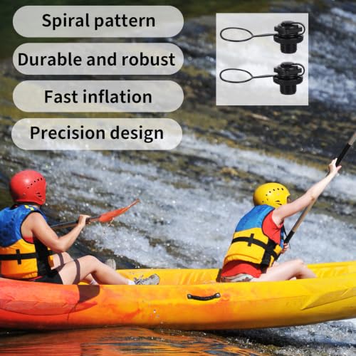 XIHIRCD 2 Pièces Valve à Air pour Bateau Gonflable Bouchons Remplacement – vue 6
