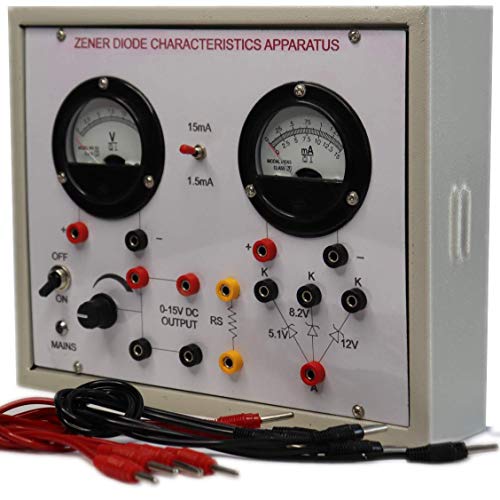 Saini_MEDICOS zener diode Characteristic Apparatus kit with ic Regulated Power Supply for Forward and Reverse biased Condition with Analog Meters
