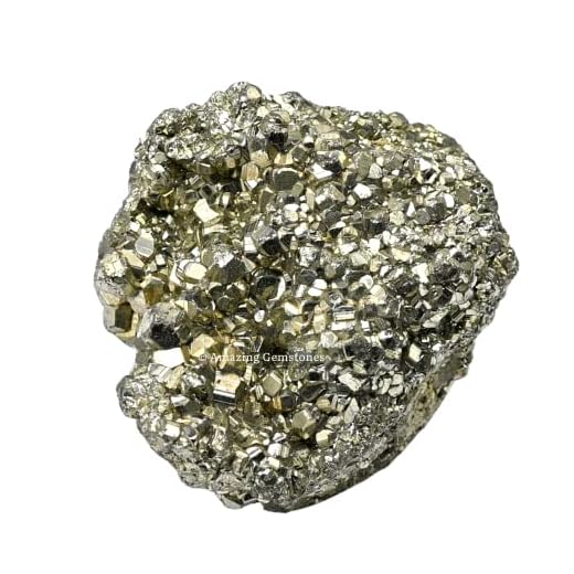 Large Pyrite Crystal Stone Cluster Samples - Extra Large High Energy Natural Iron Pyrite Stone Pirita Piedra Original with Healing Properties