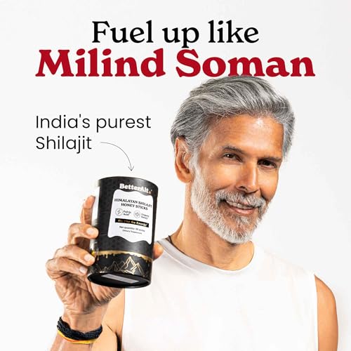 Image of Better Alt Pure Himalayan Shilajit /Shilajeet Caramel Energy Sticks with Organic Honey|Helps muscle recovery|Boosts Strength & Improved energy, 85+ Trace Minerals, 75%+ Fulvic Acid-Pack of 2