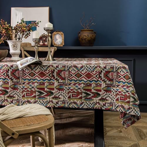 Nappe de table bohème rustique pour sublimer vos repas de famille sur table basse - 2