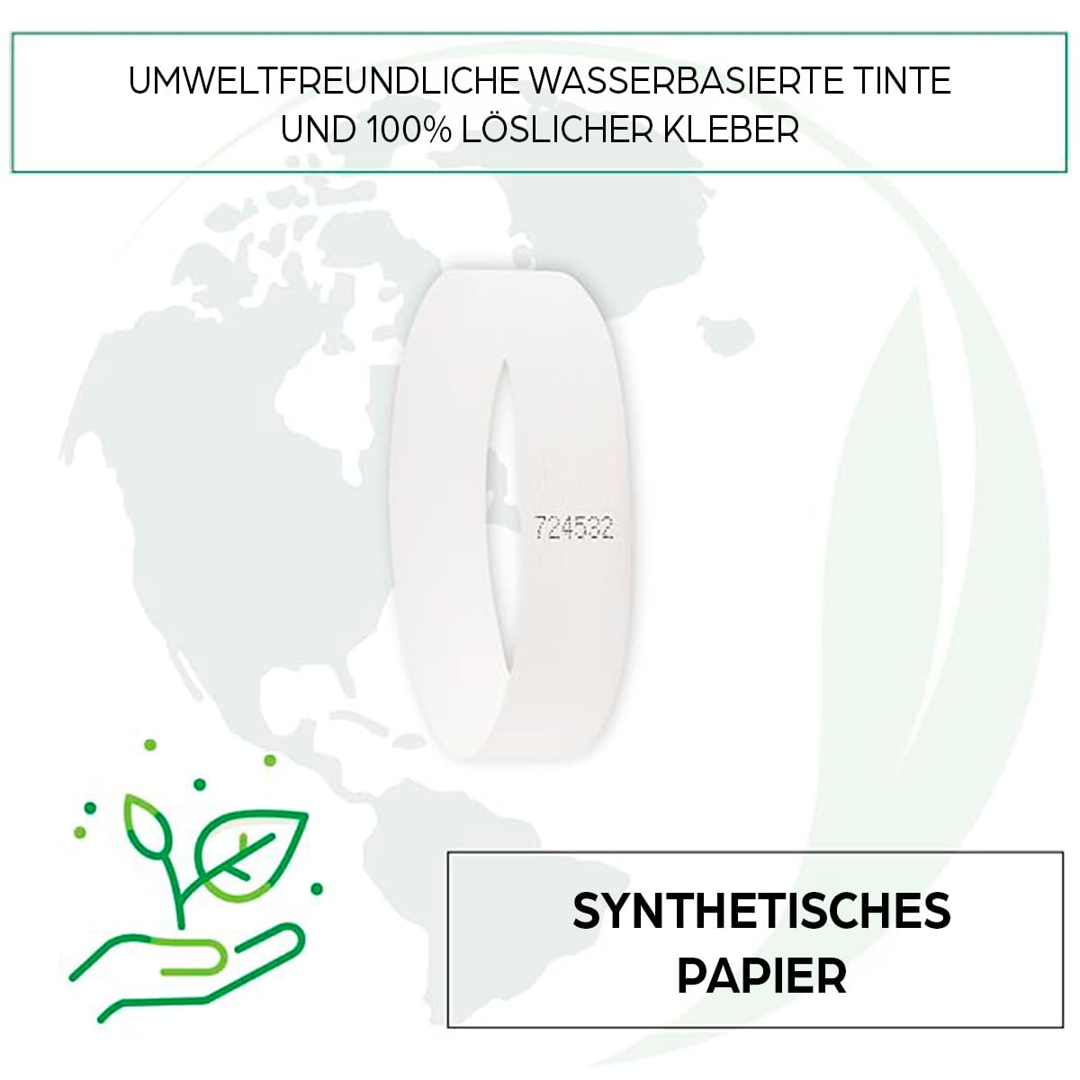 500 Pulseras de papel para eventos fiesta discoteca - identificativas - pulseiras - pulsera identificativa festival - brazalete fluorescentes neon - festival wristband - White