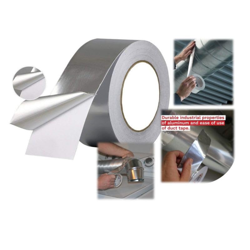 Aluminum Foil adhesive tape | Aluminium Tape | sliver Tape | for HVAC Duct leage prof(48mm X20m) (B0D581NP5S) Amazon Price History, Amazon Price Tracker