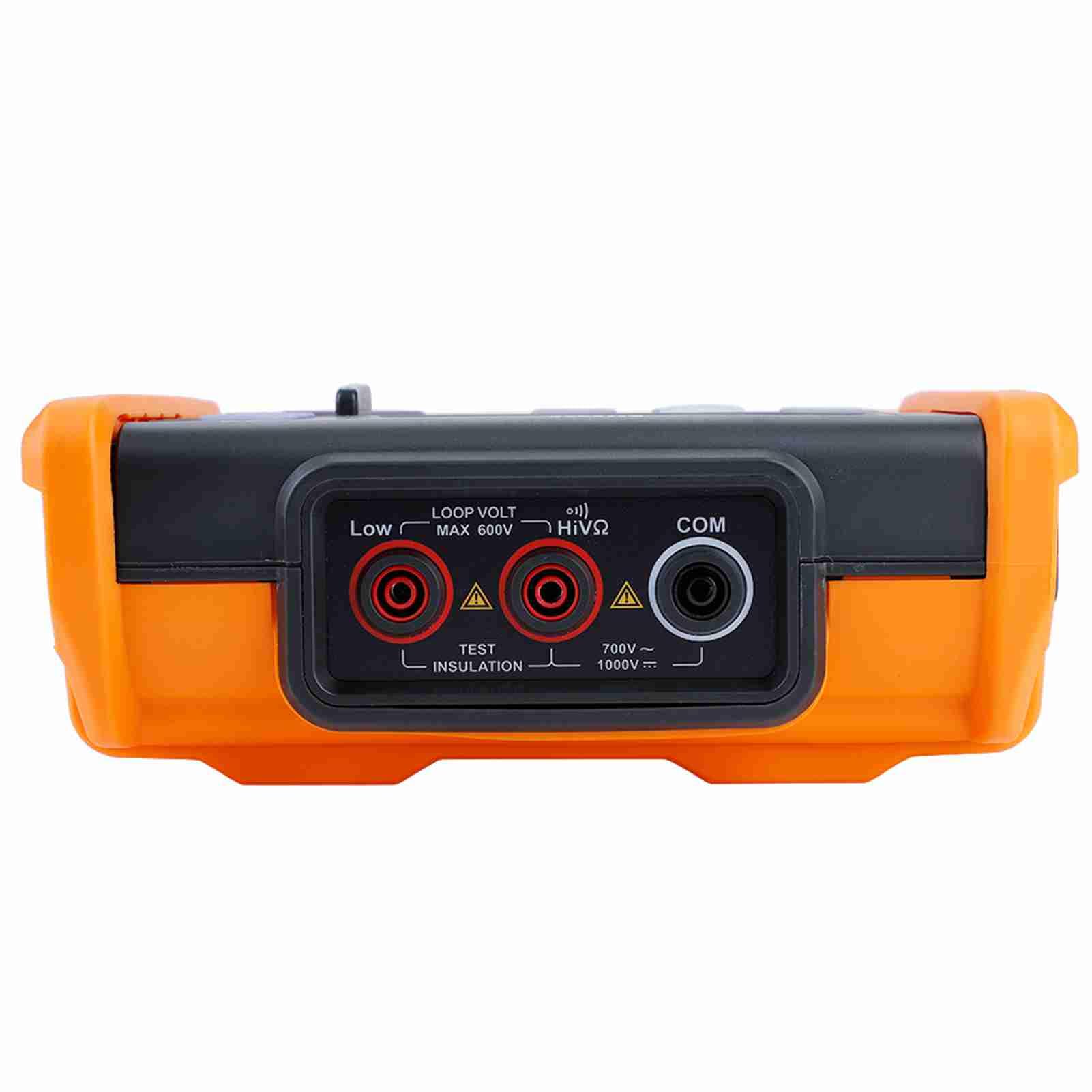 PM5203 Probador de aislamiento digital 0.01MΩ-100GΩ 2500V, probador de resistencia digital, multímetro de resistencia, con pantalla de retroiluminación y apagado automático, cálculo automático de PI y