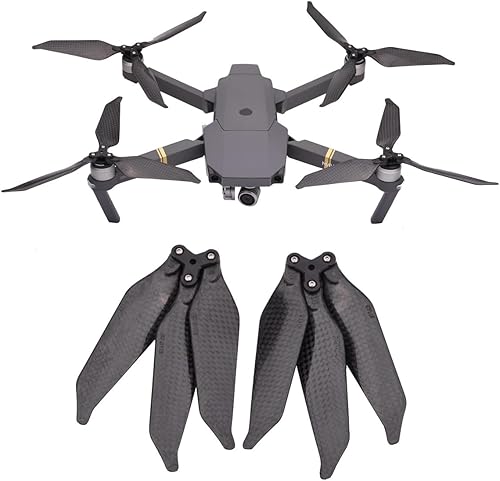 Miniatura 2 de 8331 Hélice de fibra de carbono para D-JI Mavic Pro Platinum Drone 3-Blade plegable Props bajo ruido cuchilla reducción de ruido ala CW CCW (Color