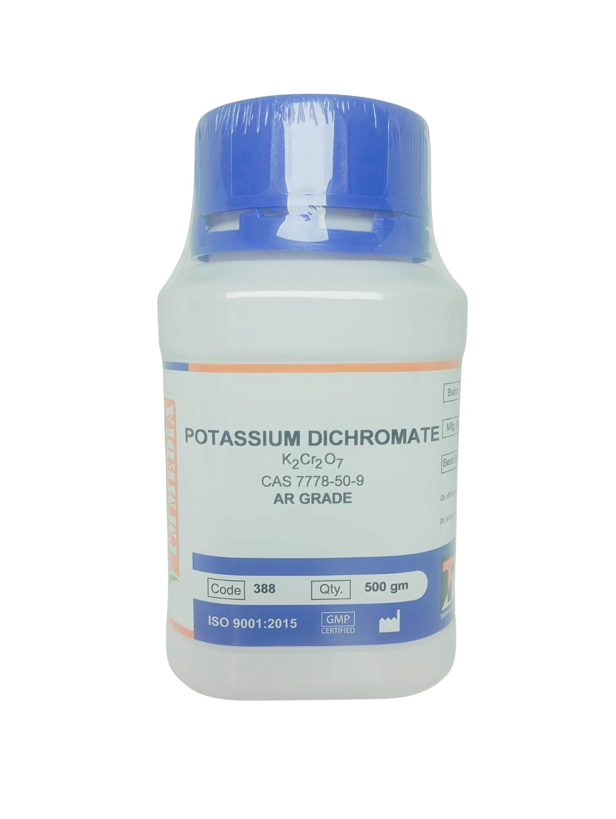 TM MEDIA (Titan Biotech) Potassium Dichromate, AR Grade - 500gm-image-41