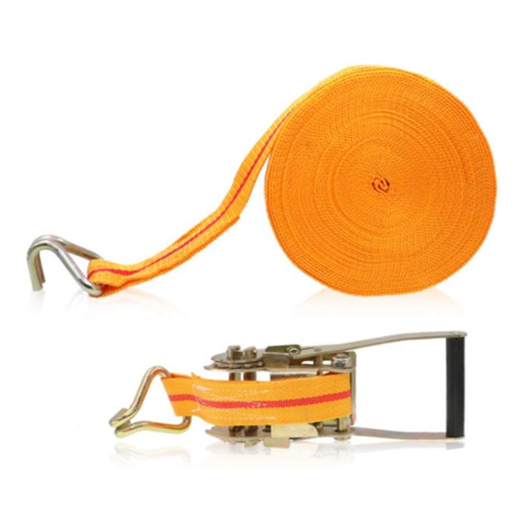 Correas de Amarre 4 cm Ancho, 10 m, Capacidad tracción 800 kg, Correas trinquete Resistentes for Cinturones Carga con bultos Grandes(8m)