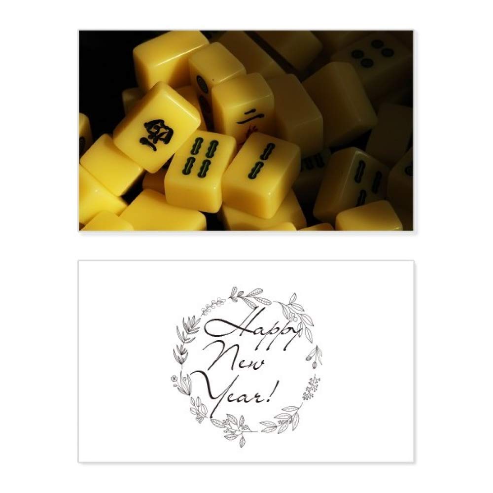 Tarjeta conmemorativa de Mahjong con estética Gambling Photo 5