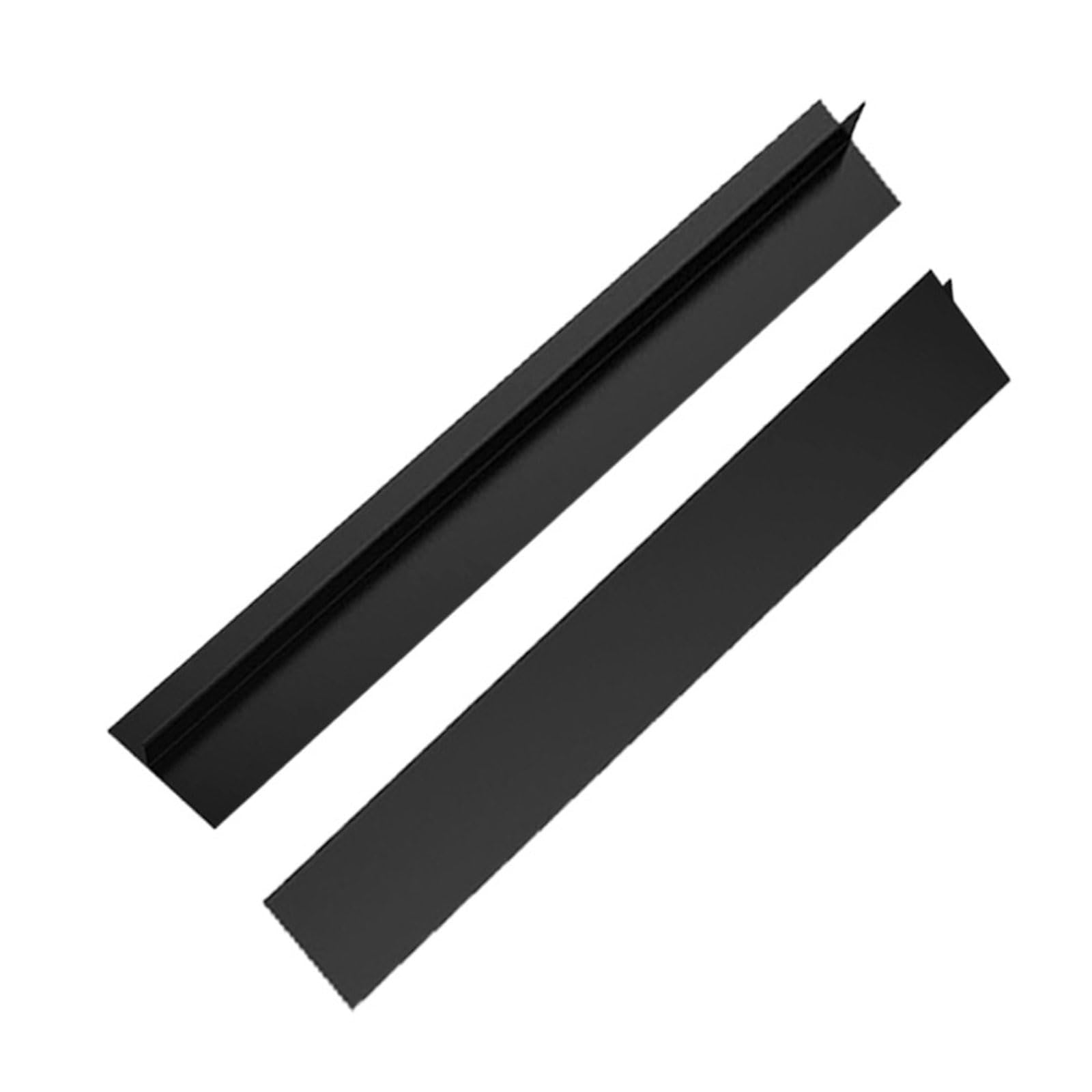 UncleS 2Pcs Kitchen Silicone Stove Counter Gaps Covers Silicone Strips Stove Protector Long Gaps Filler T Shape Strips