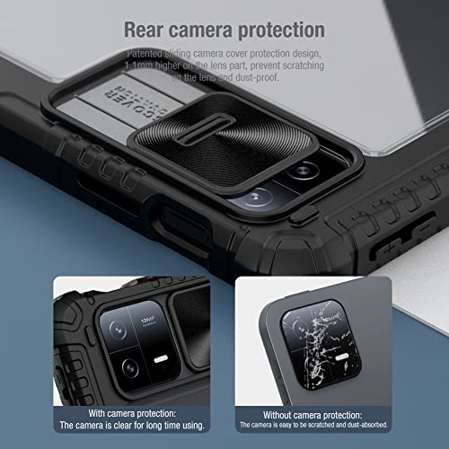 Image of Nillkin Bumper Leather Pro Flip Case Cover Compatible with Xiaomi Pad 6 /6 Pro - Blue