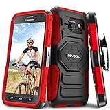 Galaxy S7 Active Case, Evocel [New Generation] Dual Layer Rugged Holster Case with Kickstand & Belt Clip for Samsung Galaxy S7 Active SM-G891 (Does NOT fit Regular S7 - S7 Active only), Red