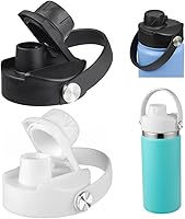 Vista 17 de Tapa para Hydro Flask de 32 40 oz de Boca Ancha, Tapas de Repuesto Compatibles con Botella de Agua Hydro Flask de Boca Ancha, Tapa de Boquilla