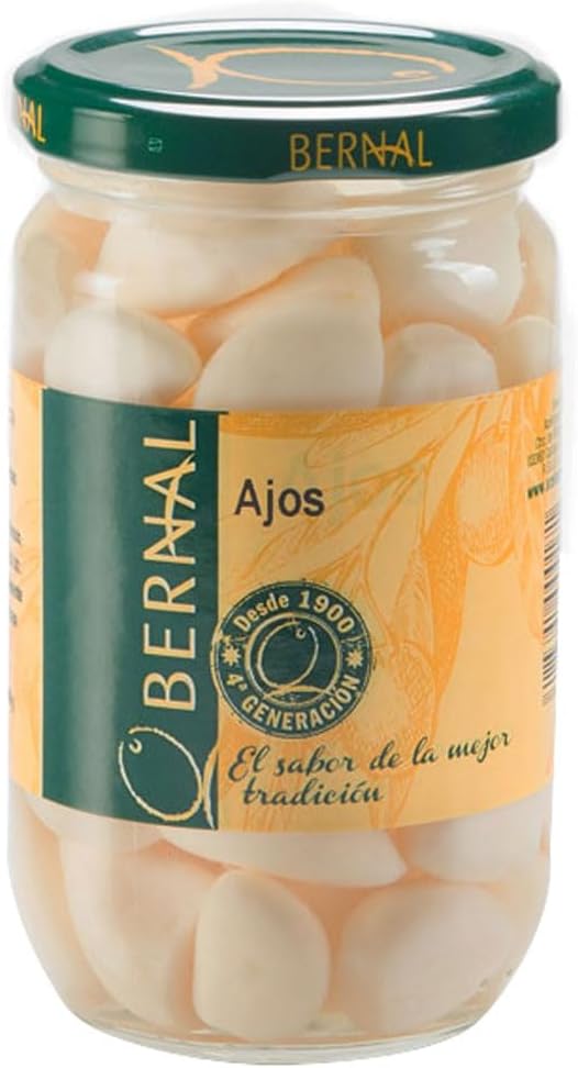Pickled Garlic Cloves, Lazy Garlic, Authentic Spanish Dientes de Ajo 300g