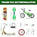 Hxezoc 31 Pcs Mini Finger Toys Set with 4 Pcs Bikes 6 Pcs Skateboards 2 Pcs Scooters 4 Pcs Energizer Boards and Other Accessories Fingertips Model Toys for Boys Kids Decoration Supplies