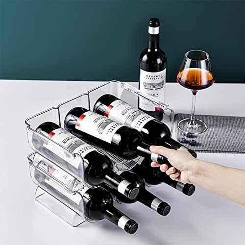 Organizador de Botellas Apilable de Plástico Transparente miniatura 3