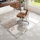ISTRIPMF 36'x46' Tempered Glass Chair mat for Carpet,...