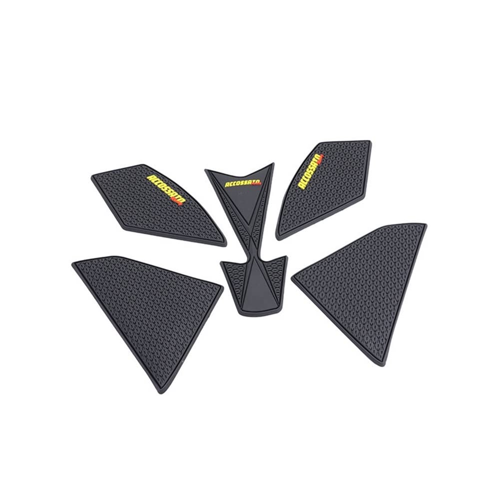 MUMDEX Tank Pads stickers For Zontes T310 310 T1 T2 310T 310X Motorcycle Rubber Sticker Tank-Pad Stomp-Grips Gas Oil Sticker (Color : Black)