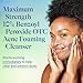 Differin Acne Face Wash with 10% Benzoyl Peroxide, Maximum Strength OTC Acne Foaming Cleanser, Fast Acting Acne Treatment for Face and Body, 5 oz.