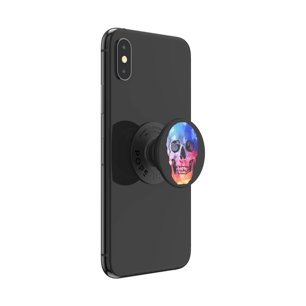 PopSockets PopGrip Con Top Intercambiabile – Supporto E Impugnatura Per Telefono E Tablet, Shaky Bones Multi