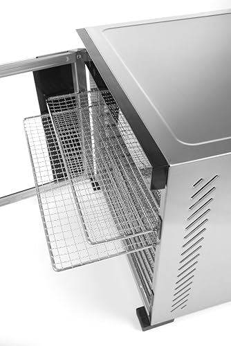 HENDI Dörrautomat, mit 10 Gittern, optimal zum Dörren von Obst, Gemüse und Fleisch, Digitales Bedienfeld, Timer, Temperatur einstellbar von 35°C bis 75°C, 230V/1000W, 430x535x(H)416mm, Edelstahl – Bild 7