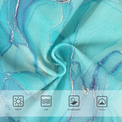 Abstract Marble Blue Ripples Girls Underwear Toddlers 2t Cotton Little Girl Panties Aesthetic Briefs Girls Undies3