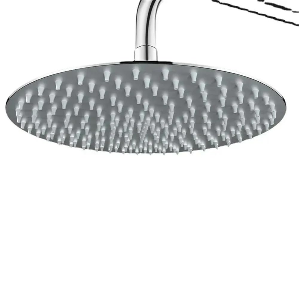 Cabezal de ducha de lluvia ultrafino de acero inoxidable de 8 pulgadas, diseño cuadrado, cabezal de ducha de cascada para una experiencia de baño lujosa, cabezal de ducha de lluvia moderno