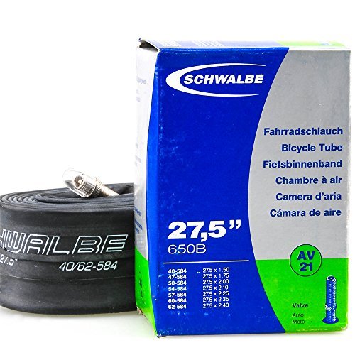 Schwalbe Bicycle Tube - 40mm Schraeder/Auto (27.5 x 1.5-2.40 - 40mm Schraeder - AV21)
