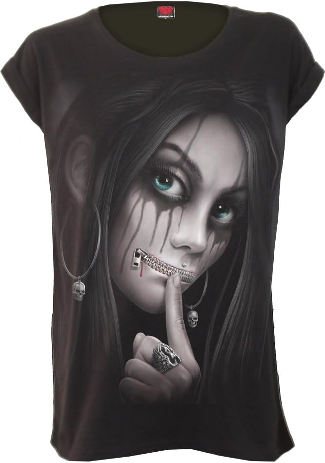 Zipped - Turnup Sleeve Loosefit Tee