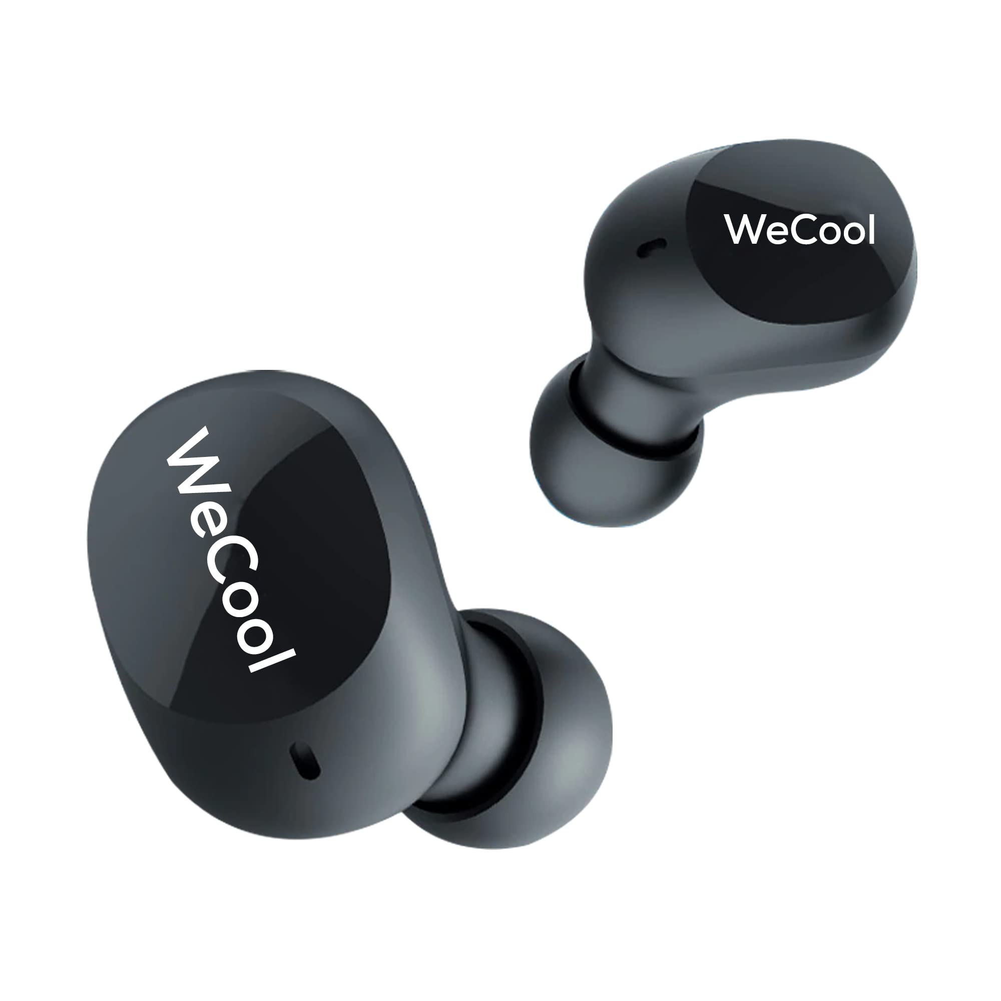 WeCool H1 ENC in Ear Earbuds with Magnetic Charging Case IPX5 Wireless Earphones with Digital Battery Indicator for Crisp Sound Bluetooth Earphones for Secure Sports Fit