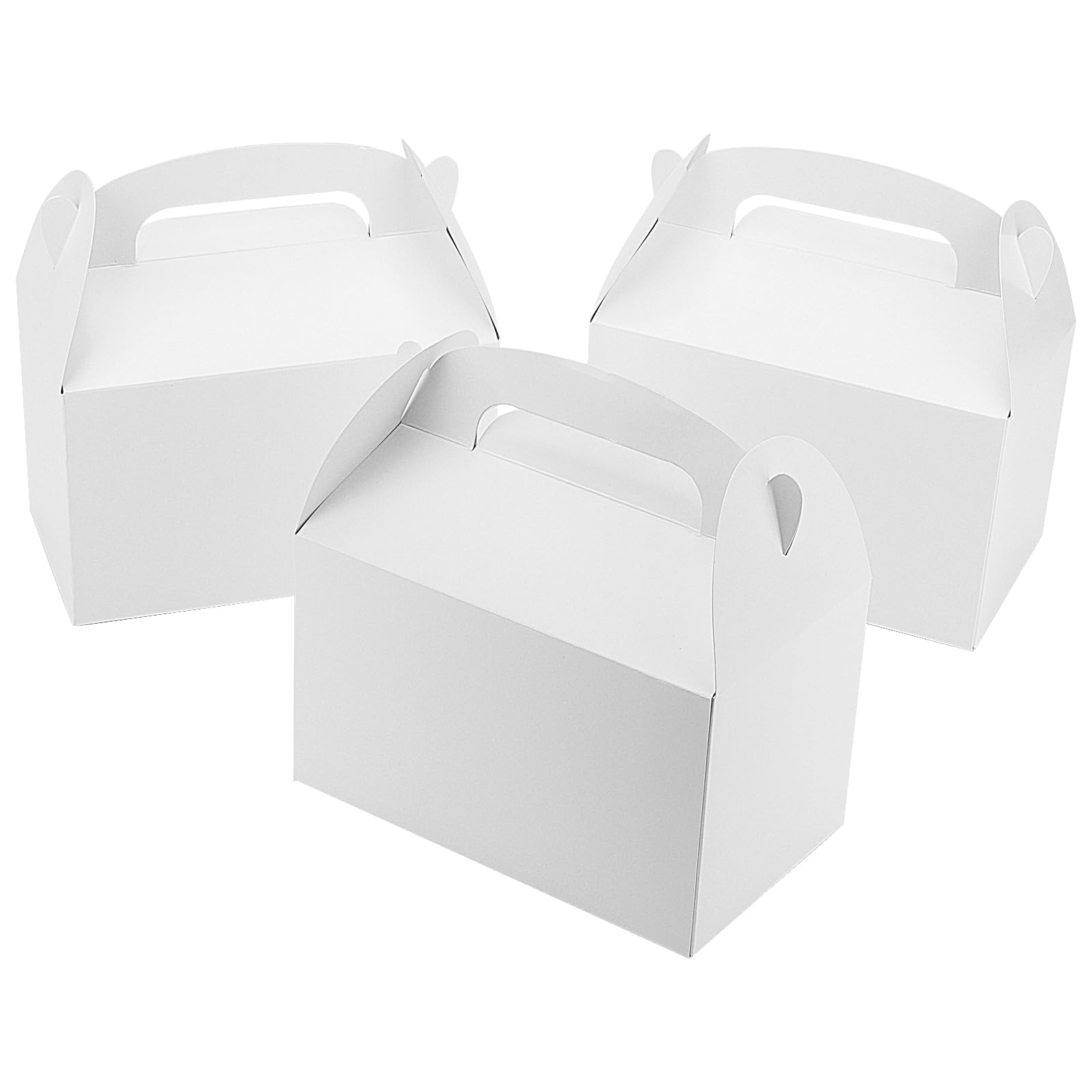 LEXININ 36pcs 16x9.5x9.5cm Plain White Party Boxes, Party Treat Favor