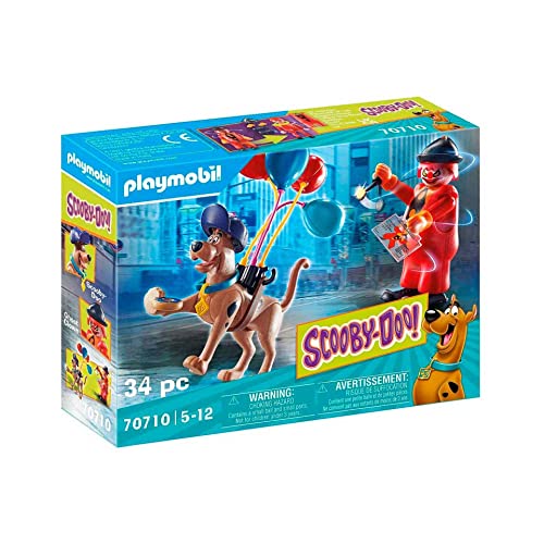 PLAYMOBIL 70710 Scooby DOO Aventura con Ghost Clown, A Partir de 5 años