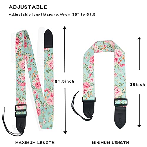 GFDFD Sangle de guitare unisexe bandoulière personnalité Pick sangle boucle bandoulière (Color : A, Size : One size) - Les Beatles, Paul McCartney, John Lennon, RIngo Starr, George Harrison GFDFD Sangle de guitare unisexe bandoulière personnalité Pick sangle boucle bandoulière (Color : A, Size : One size) – Image 3