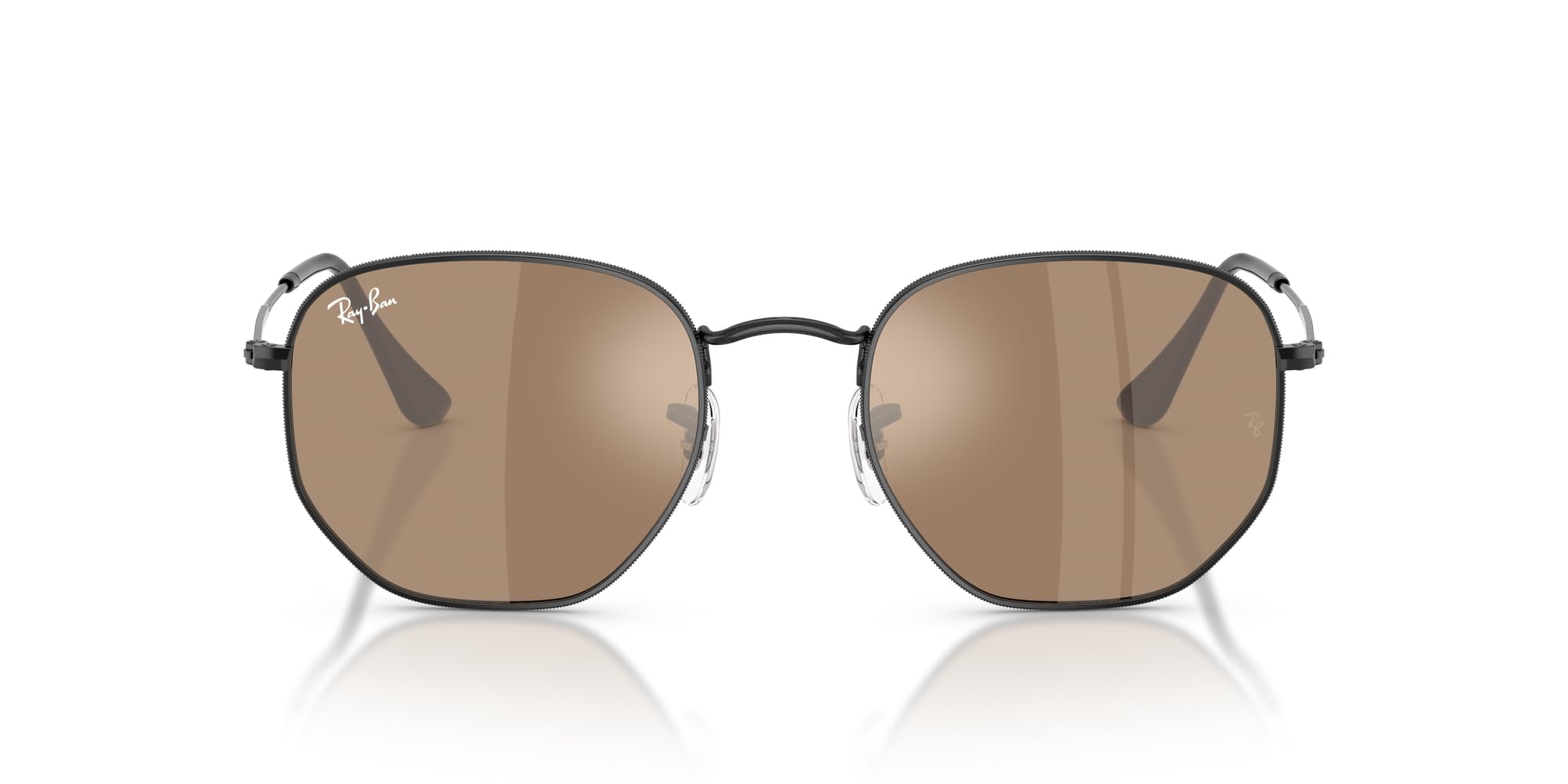 ★Rayn@ ★ Ray-Ban Unisex Rb3548n Hexagonal Flat Lens Hexagonal Sunglasses