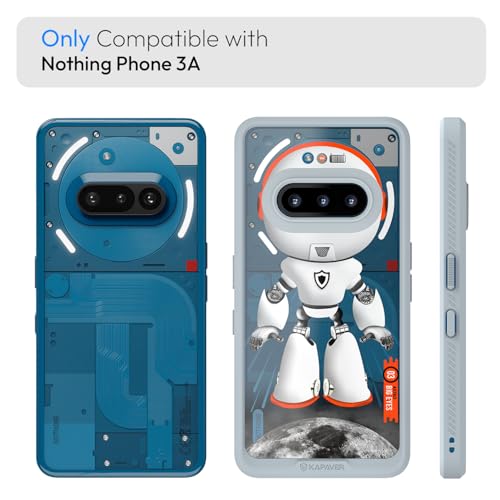 KAPAVER Impulse Series Case for Nothing Phone 3a Astro Big Eyes Gray - Image 3