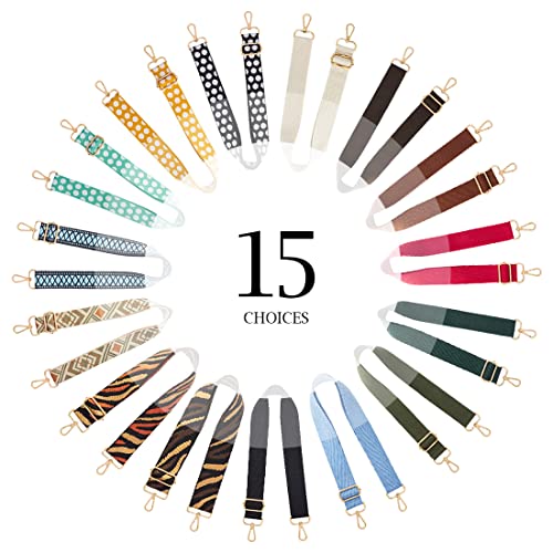 Image of TANOSII Wide Purse Strap Adjustable Replacement Shoulder Crossbody Strap Handbag Strap
