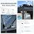 SHPAI 10’ x 12’ Outdoor Hardtop Gazebo with Gutters, Double Roof Galvanized Metal Gazebo for Backyard, Patio, Deck, Hot Tub, Heavy Duty Canopy Permanent Pavilion with Curtains and Netting, Grey