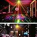 Party Lights DJ Disco Light RGB 3 Lens 36 Patterns Projector GOOLIGHT Mini LED Strobe Sound Activated Stage Lights Indoor for Birthday Parties Wedding Karaoke KTV Bar Christmas Halloween Decorations