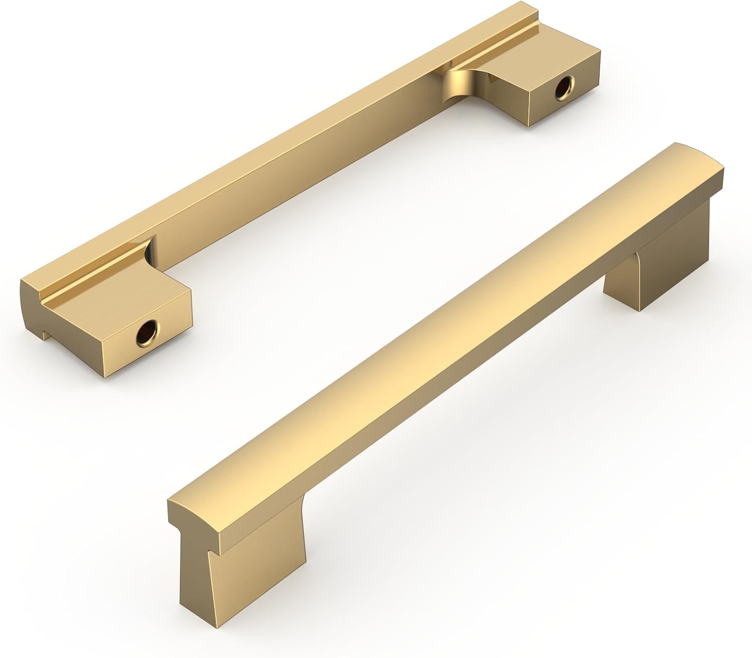 10 Pack 5 Inch(128mm) Cabinet Pull Champagne Bronze Kitchen Cabinets Handles Champagne Bronze Cabinet Hardware for Cupboard Kitchen Pulls for Cabinets Drawer Handles 0039