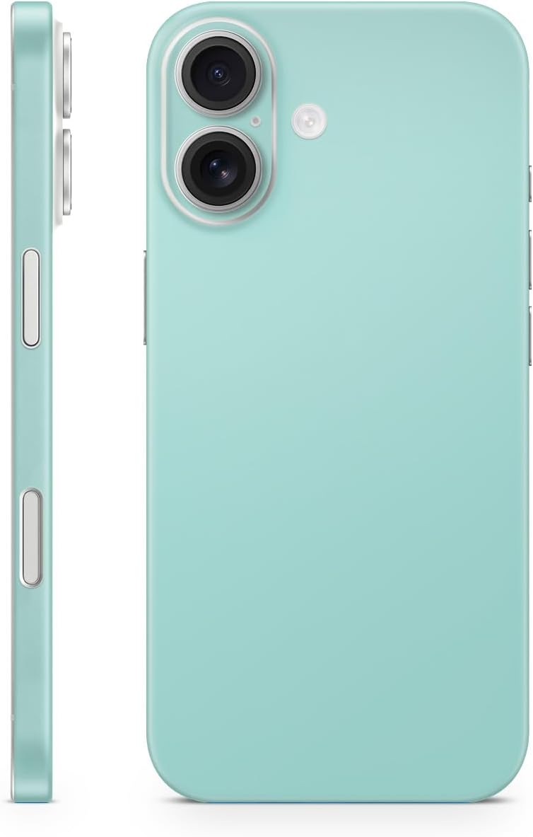 Glossy Glitter Phone Skin Compatible with Apple iPhone 17 - Pink Diamond - Premium 3M Vinyl Protective Wrap Decal Cover - Easy to Apply | Crafted in The USA by MightySkins