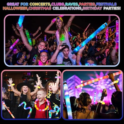 16 pezzi Pop Tubes,Giocattoli Sensoriali Colorati