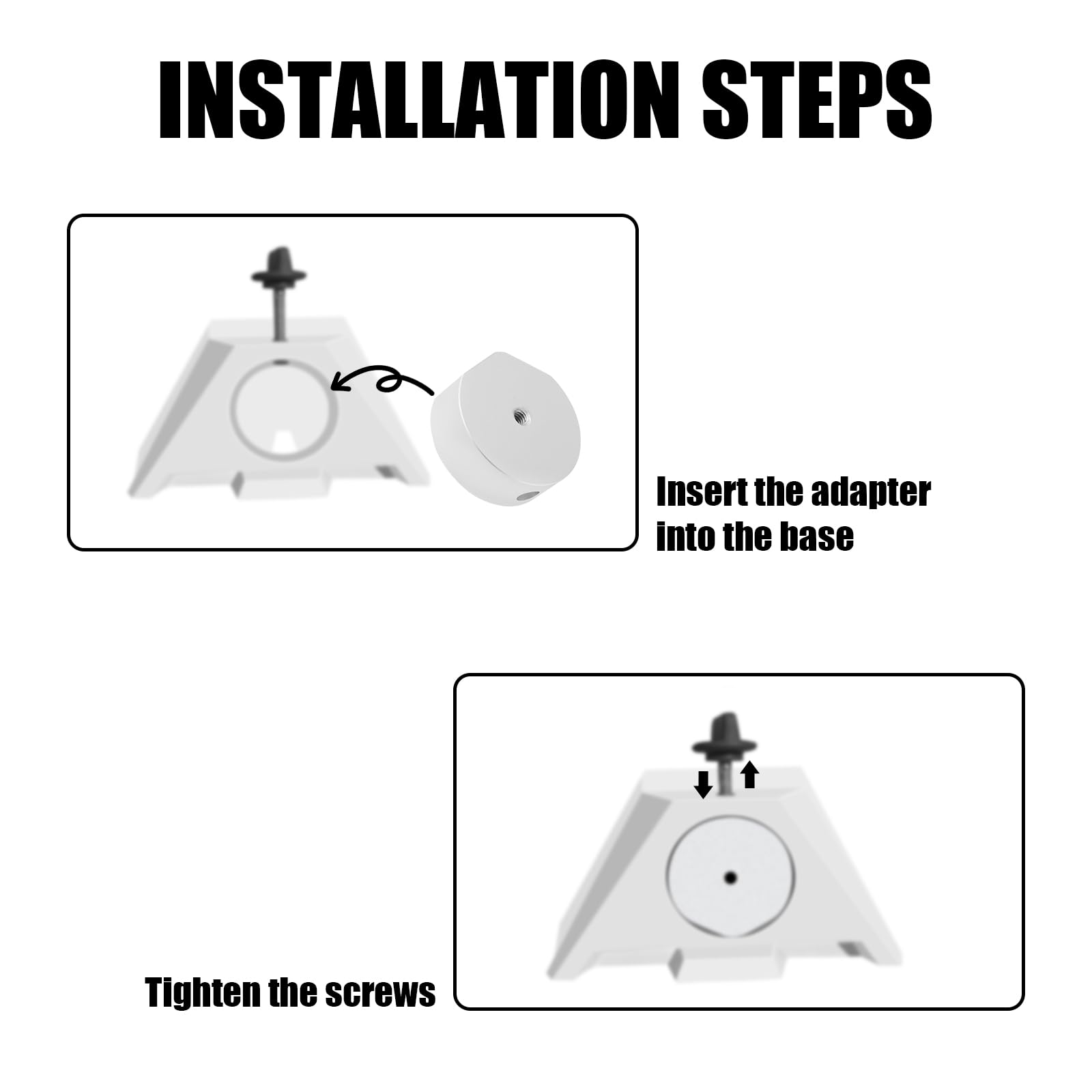 Gosknor Adaptador de Trípode para Starlink Mini, Aleación de Aluminio Tripod Adapter Rosca de 1/4"-20 Piezas de Repuesto para Trípode Accesorios Compatible con Star Link Mini el Trípode