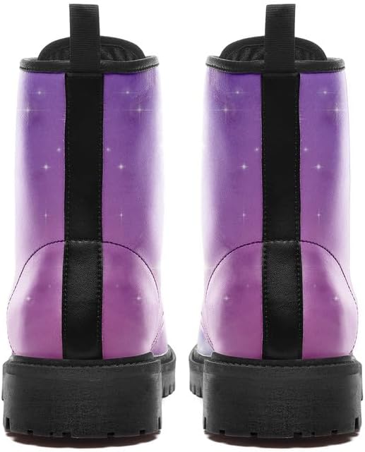 Fashion Ankle Boots For Men Women Floral Mushroom Star Trendy Lace Up Unisex Booties Combat Trendy Street Wear Boots - Image 4